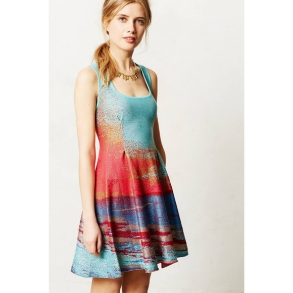 Anthropologie Dresses & Skirts - Anthro Cecilia Prado Horizons Knit A-line Dress M